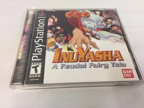 Inuyasha A Feudal Fairy Tale PS1 Sony PlayStation 2003 CIB