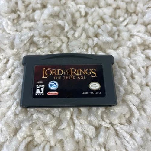 Lord of the Rings: The Third Age (Nintendo Game Boy Advance, 2004) GBA Tested