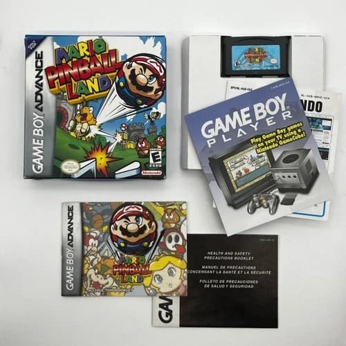 Mario Pinball Land Game Boy Advance Authentic Tested Complete CIB
