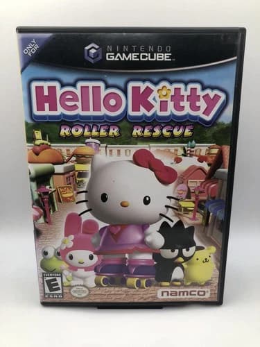 Hello Kitty: Roller Rescue (Nintendo GameCube, 2005) CIB W/ Manual Tested Works
