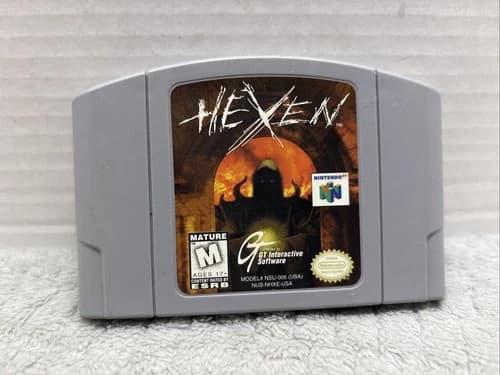Hexen (Nintendo 64, N64) Cartridge Only - Tested