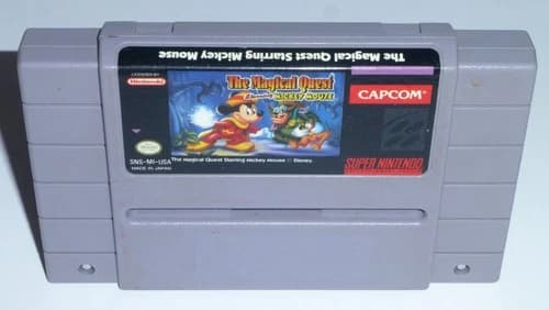 The Magical Quest Starring Mickey Mouse (Super Nintendo SNES Authentic) Tested