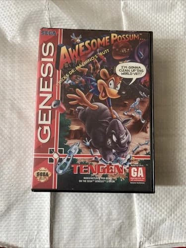 Awesome Possum Kicks Dr. Machino's Butt (Sega Genesis, 1994)
