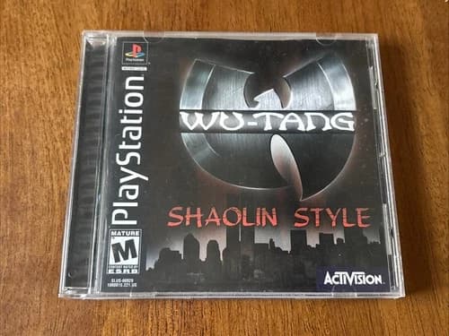 Wu-Tang: Shaolin Style PS1 PlayStation 1 Complete CIB Manual, Reg Card Tested