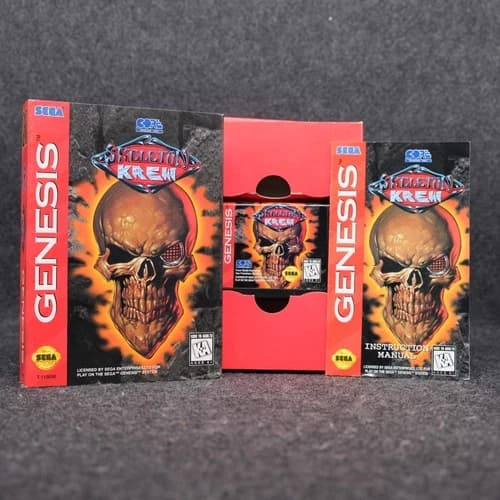 Skeleton Krew (Sega Genesis) CIB - Authentic Great Condition