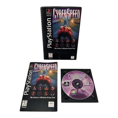 Cyberspeed (Sony PlayStation 1, 1995) Complete Tested PS1 Game CIB Working