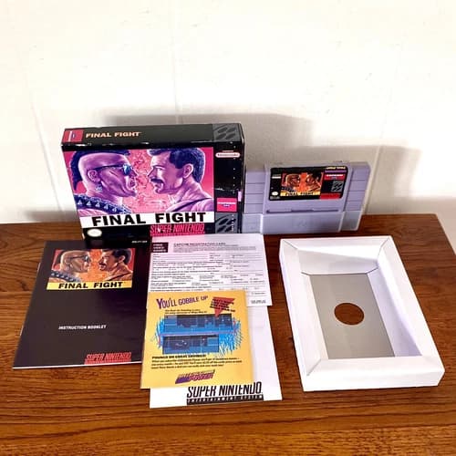 Final Fight (Super Nintendo SNES) Complete in Box CIB Authentic