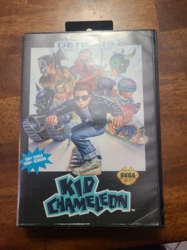 Kid Chameleon - Complete in Box (CIB) - Sega Genesis Authentic, Tested Working