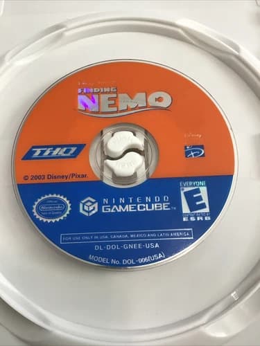 Finding Nemo (Nintendo GameCube, 2003) Disc Only