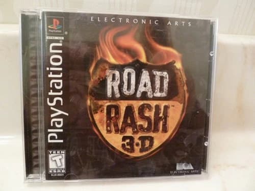 Road Rash 3D PS1 CIB Sony PlayStation 1 1998 Tested Works Scratch-Free Disc EA
