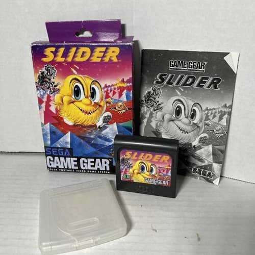 Slider (Sega Game Gear, 1991) Puzzle No Inserts. With Box And Manual Retro Game