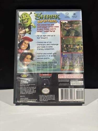 Shrek: Super Party (Nintendo GameCube, 2003) CIB Complete W/ Manual Game