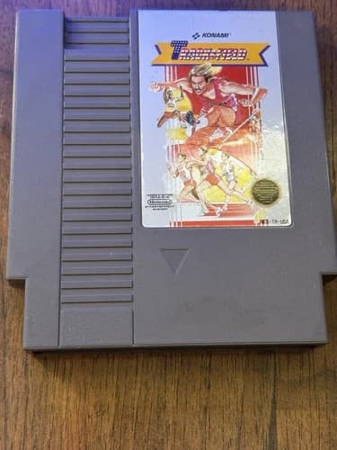TRACK AND FIELD NINTENDO NES CARTRIDGE ONLY TESTED