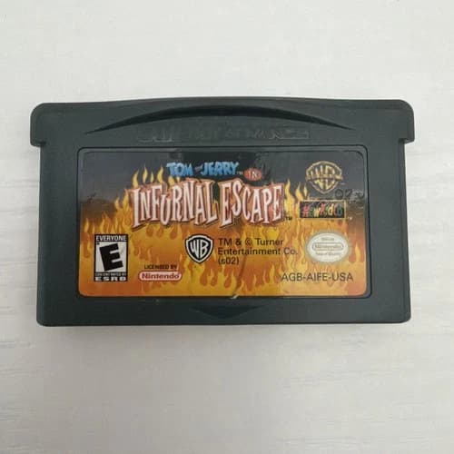 Tom and Jerry in Infurnal Escape (Nintendo Game Boy Advance, 2003) GBA Tested