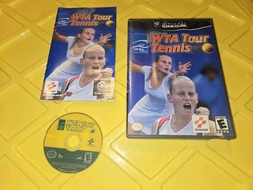 WTA Tour Tennis For Nintendo GameCube Complete In Box Authentic Tested