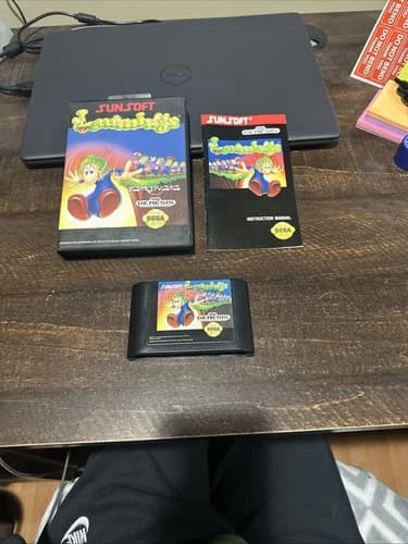 Sega Genesis Game Lemmings CIB Complete In Box