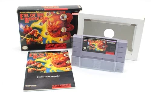 SNES Advanced Dungeons & Dragons: Eye of the Beholder CIB w/Manual