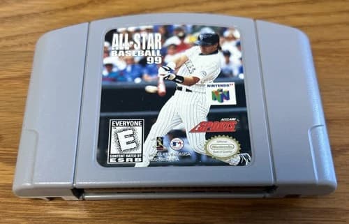 All-Star Baseball 99 Nintendo 64 N64 Game Cartridge
