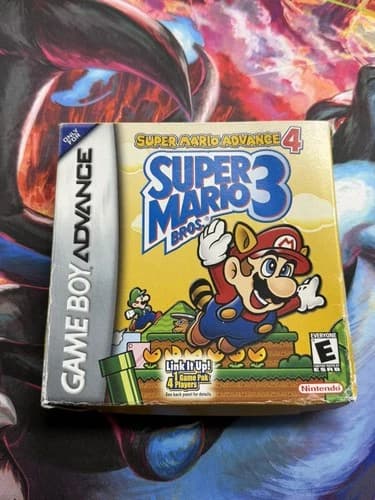 2003 Super Mario Advance 4: Super Mario Bros 3 Nintendo GBA Game Boy Advance CIB