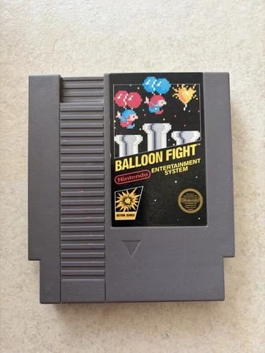 Balloon Fight for Nintendo NES (1989) Authentic Tested Working