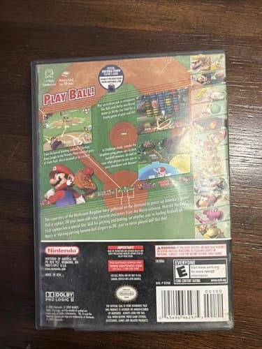 Nintendo Mario Superstar Baseball GameCube Sports Baseball Complete w/ Manual