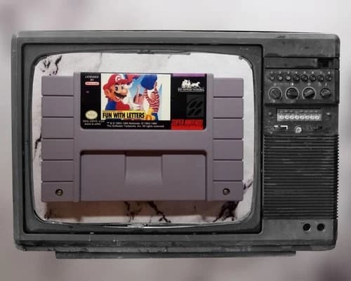 Mario's Early Years: Fun With Letters (Super Nintendo) SNES Authentic, Tested