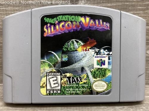 Space Station Silicon Valley N64 Game Authentic Cartridge Only Tested Works
