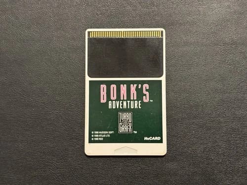 Bonk's Adventure (TurboGrafx-16, 1990) Game Only Tested & Works Authentic HuCard