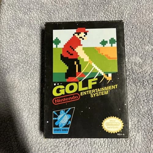 Golf (Nintendo Entertainment System, 1985) NES Black Box Complete CIB TESTEd