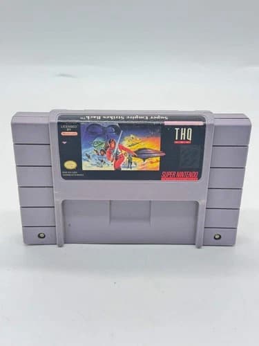 Super Star Wars The Empire Strikes Back SNES Game Free Shipping