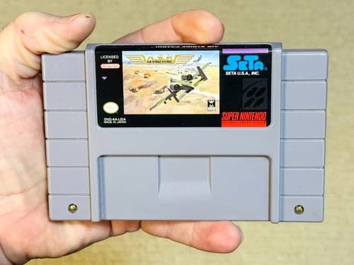 A.S.P. Air Strike Patrol (Super Nintendo, SNES) Game - Authentic - Tested