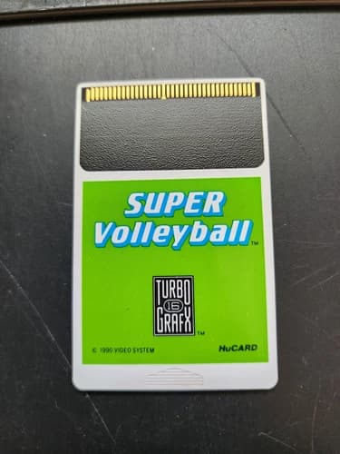 Super Volleyball (TurboGrafx-16, 1990) Cartridge Only Tested Working