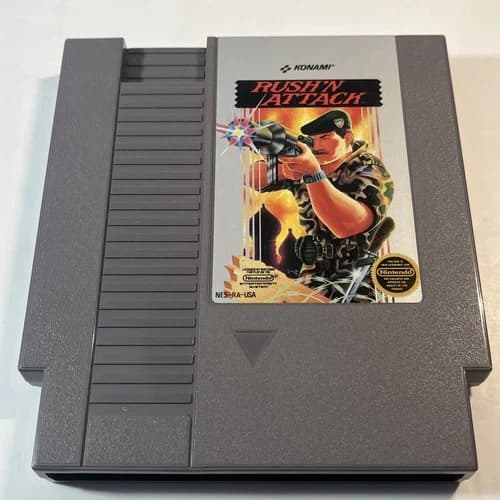 Rush'n Attack (Nintendo Entertainment System NES, 1987) Cartridge Only - Tested