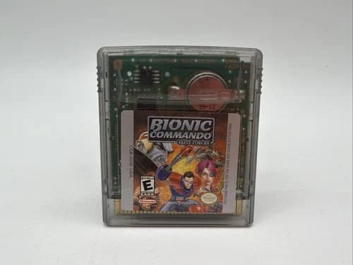 Bionic Commando Elite Forces (Nintendo, Game Boy Color GBC) Authentic Tested