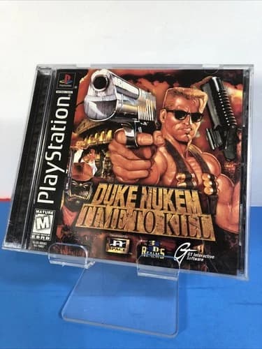 Duke Nukem: Time to Kill - PlayStation 1 PS1 CIB Original Black Label Clean