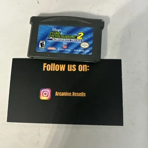 DISNEY'S KIM POSSIBLE 2: DRAKKEN'S DEMISE NINTENDO GAMEBOY ADVANCE GBA GAME