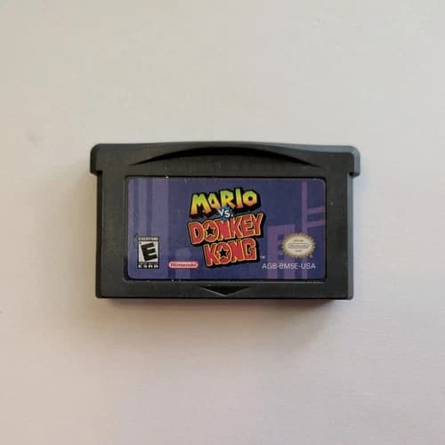 Mario vs. Donkey Kong Nintendo Game Boy Advance Cartridge Only GBA