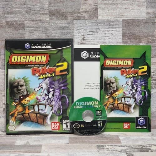 Digimon Rumble Arena 2 (Nintendo GameCube) CIB Complete w/ Manual Tested