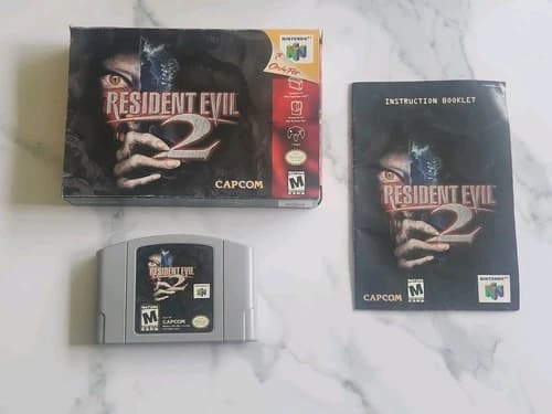 Resident Evil 2. CIB Complete. N64 Nintendo 64. Tested. Authentic. Very Good.