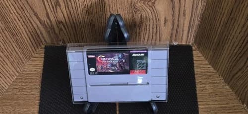 Contra III the Alien Wars Nintendo SNES Konami Authentic Game Cartridge, Pre-own