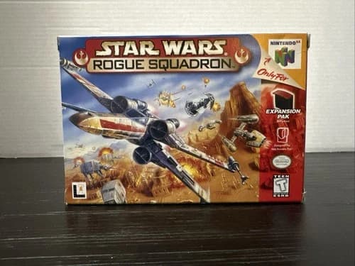 Star Wars: Rogue Squadron Nintendo N64 CIB Complete Manual Box Authentic