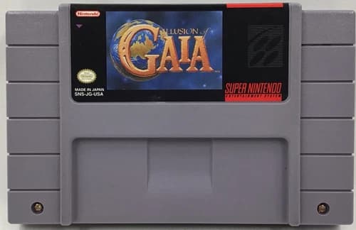 Illusion of Gaia Super Nintendo Entertainment System 1994 Tested Cartridge Only