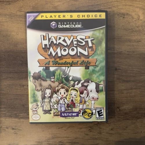 Harvest Moon: A Wonderful Life (GameCube, 2004) Tested & Working