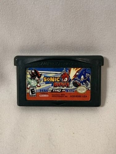 Vtg SONIC BATTLE 2003 Nintendo Game Boy Advance GBA Cartridge - TESTED WORKS