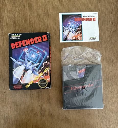 Defender II (Nintendo Entertainment System, 1988) NES Fully CIB Complete Tested