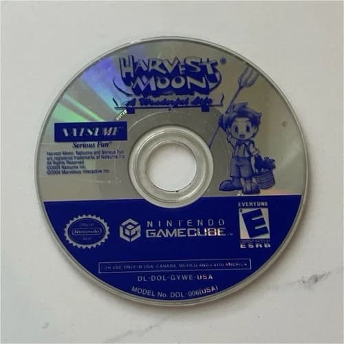 Natsume Harvest Moon: A Wonderful Life Nintendo GameCube NTSC-U/C Disc Only