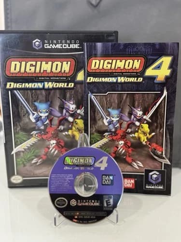 Digimon World 4 (Nintendo GameCube, 2005) Complete CIB w/ Manual - Tested