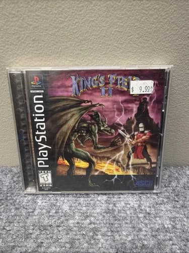 King's Field II (Sony PlayStation 1, 1996) CIB w/Manual/Reg.Card/Insert TESTED