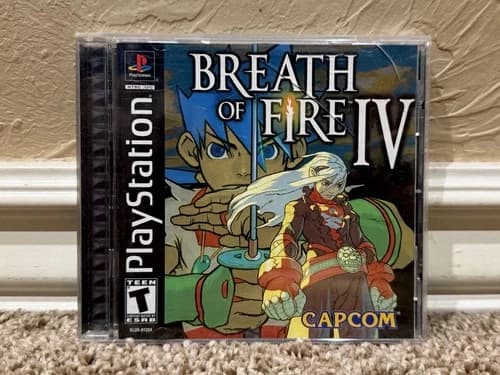 Breath of Fire IV for PS1 PlayStation 1 (2000) Complete CIB W/ Manual Capcom RPG