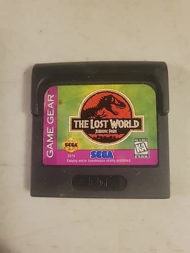Jurassic Park The Lost World Sega Game Gear Cartridge Only